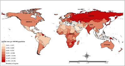 Examining the Benefits of Greenness on Reducing Suicide Mortality Rate: A Global Ecological Study